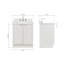 Meuble-lavabo simple 30 po en bois massif avec comptoir en quartz blanc chaud Carrara de 1,5 po-1490754357-1501276376