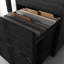 Bureau en L, finition brune
