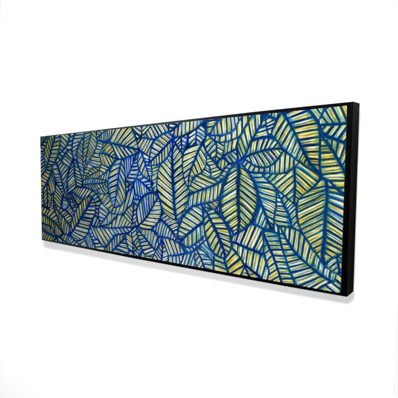 " Blue Leaf Patterns "