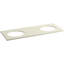 SolidExpressions® 61" Double Bathroom Vanity Top-13668100