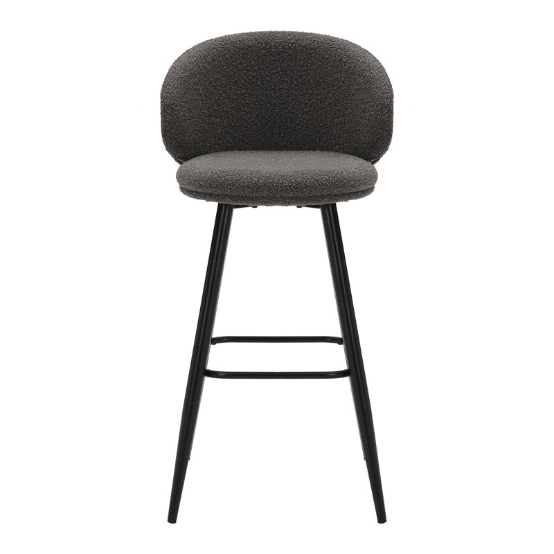 Batavia Upholstered Counter Stool, Grey