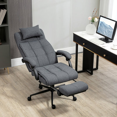 Fauteuil de direction en tissu Linen