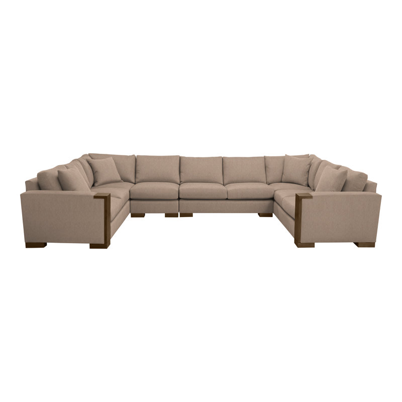 Michael Weiss 4-Piece Abingdon Sectional, Navada Mushroom, Navajo