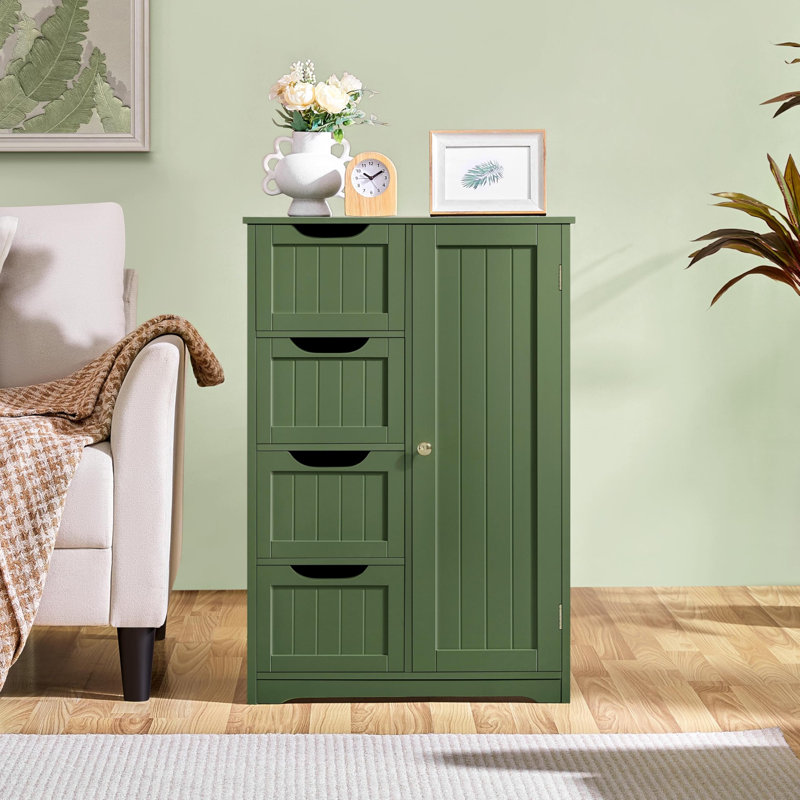 Armoire de rangement pour salle de bain Vintage Green