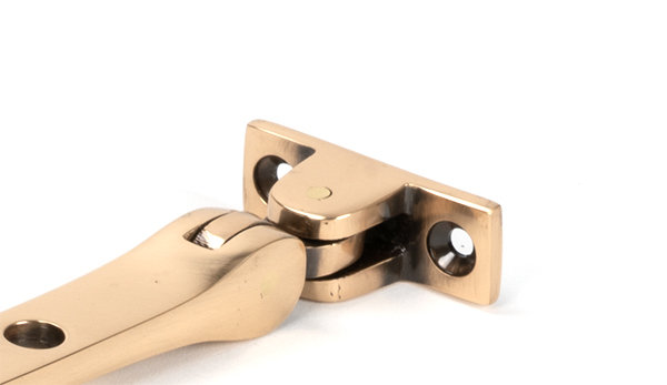 Art Deco Stay, 24.2cm H x 1.6cm W x 0.9cm D, Polished Bronze