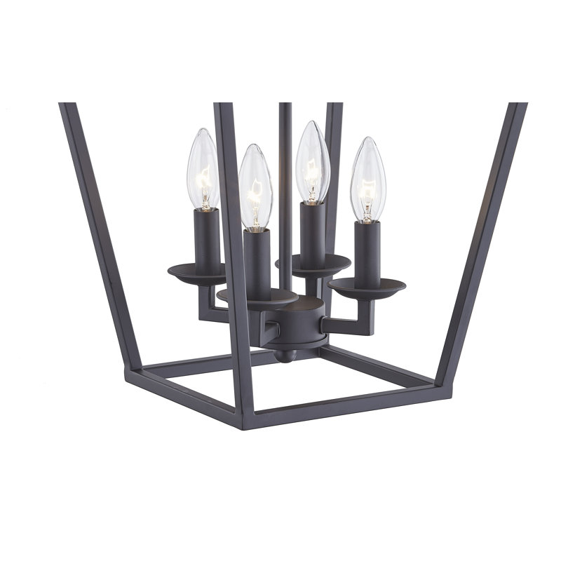 4 - Light Lantern Pendant, Black