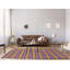 Tapis à carreaux mauve-53650721