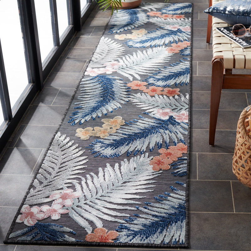 Tapis d'intérieur / extérieur Sommerville, Tapis de couloir 2 pi x 9 pi