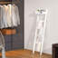 Échelle décorative antidérapante polyvalente à 5 niveaux: échelle à couvertures et porte-serviettes avec tablettes-1323562491
