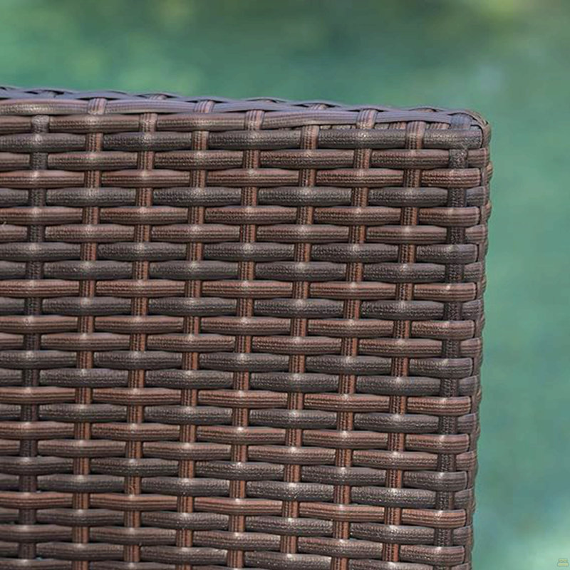 Chaise pliante en osier pour l'extérieur