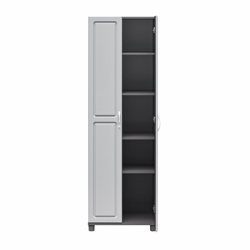 Armoire de rangement utilitaire de 24 po Scholl, Gris