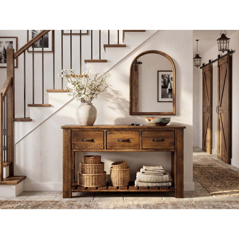 Broussard 130cm Solid Wood Console Table
