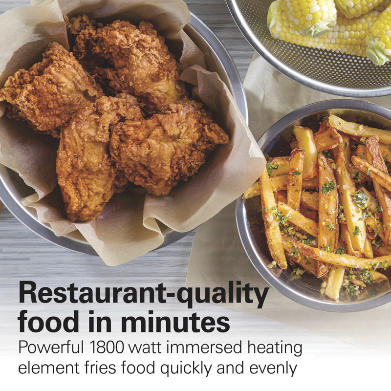 Stainless Steel Dual Basket Electric Deep Fryer