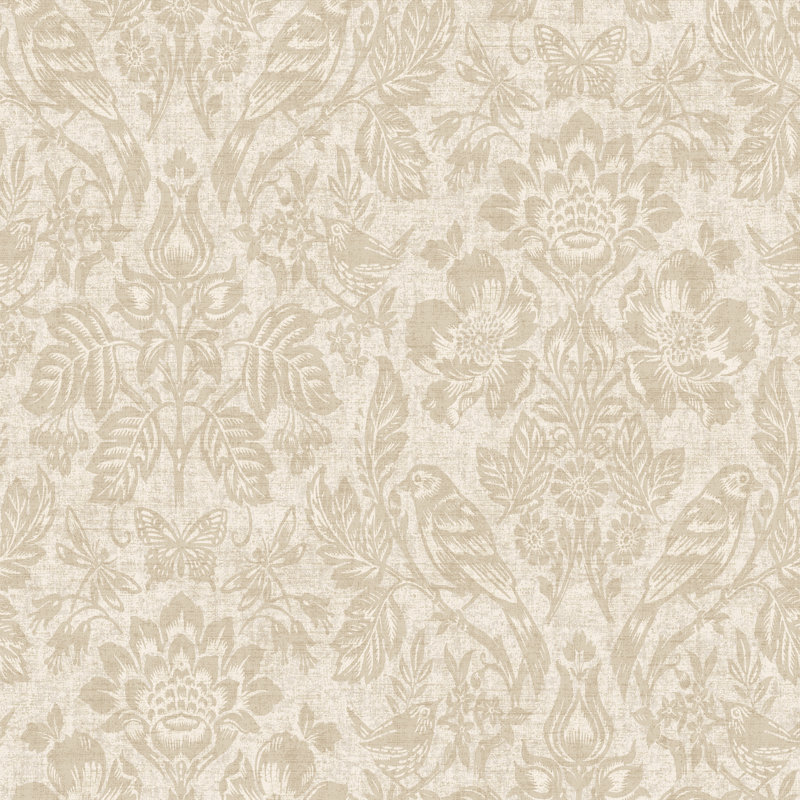 10.05m x 53cm Matte Shimmer Wallpaper Roll, Biege