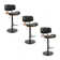 Lombardi Adjustable Barstool - Set Of 3