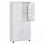 Armoire de rangement haute et large pour salle de bain