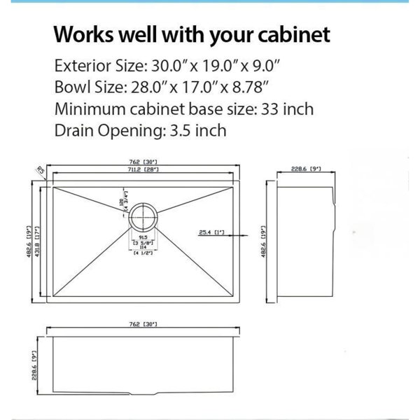 Dimensions du produit