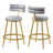Chuna Velvet Counter Stool Set-1994830057