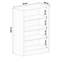 Armoire de rangement pour chaussures 16 paires