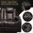 Power Recliner 3 PC Made WithTop-Grain Nappa,Fully Adjustable Relaxation,Smart Charging,Dynamic RGB LED Lighting-84678126