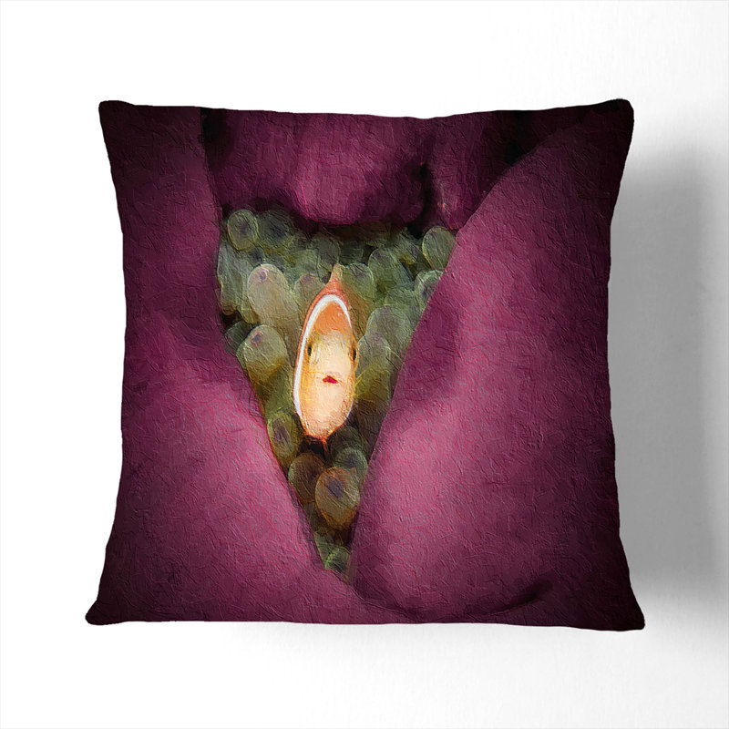 Square Throw Cushion, 40cm H x 40cm W x 15cm D, Black