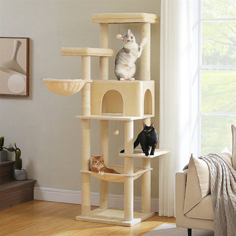 Arbre à chat, Beige