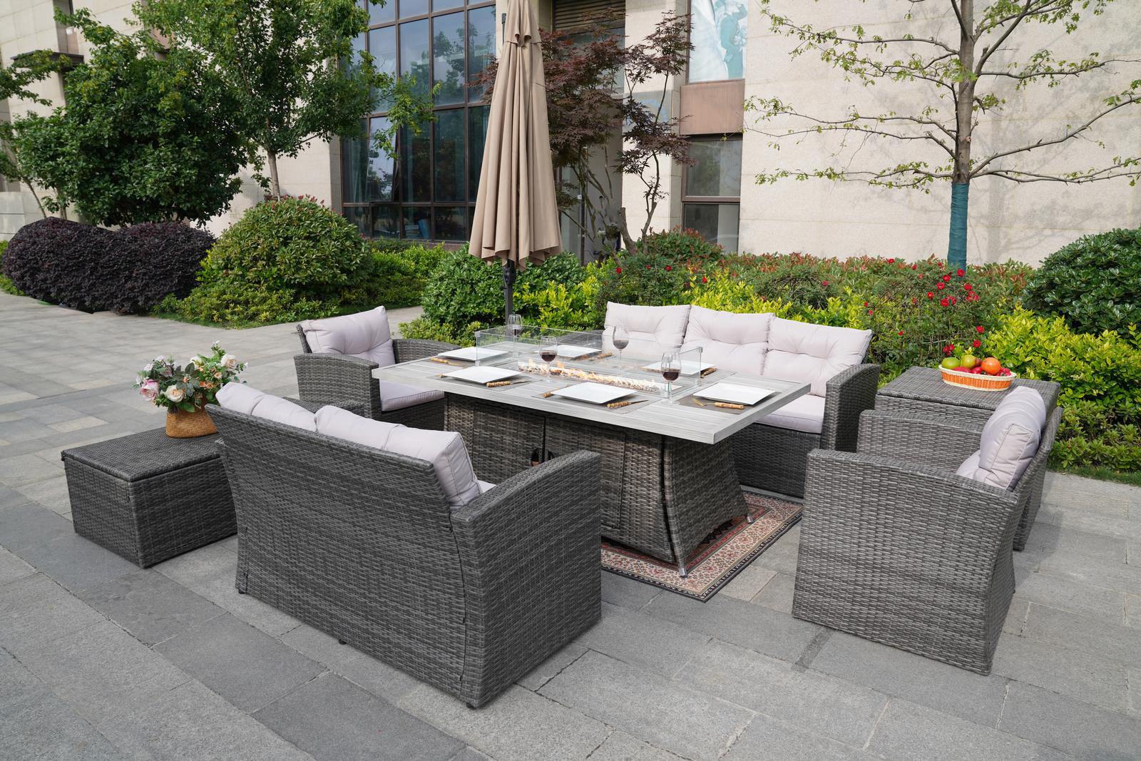 Lark Manor™ Leilani Wicker/Rattan Person Seating Group With