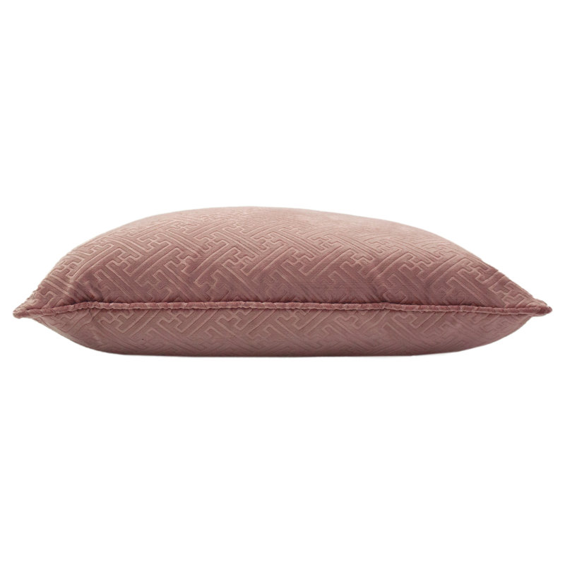 Geometric Square Throw Cushion, Blush