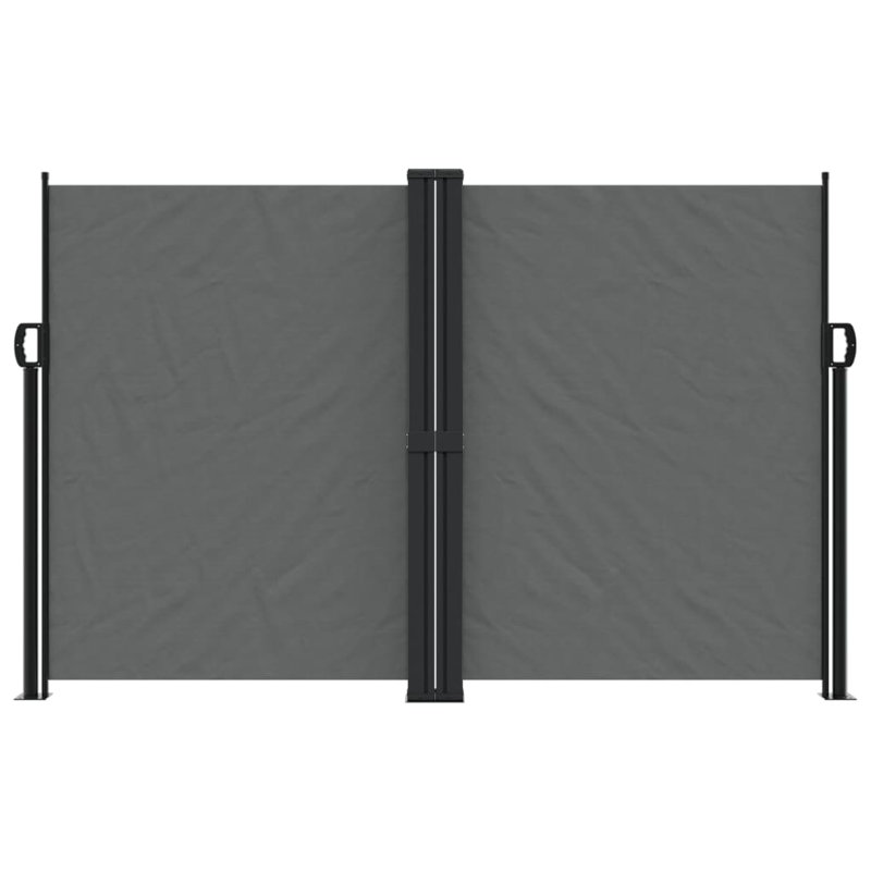 Auvent latéral rétractable Vidaxl anthracite, H 70,9 po x l 393,7 po, Anthracite