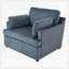 Fauteuil d'appoint surdimensionné