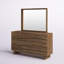Commode 6 tiroirs avec miroir Hiram