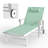 Outdoor Patio Chaise Lounge Set Of 2 With Wheels And Armrests-726262090