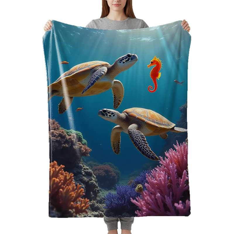 Jeté Serene Under Water Sea Turtles
