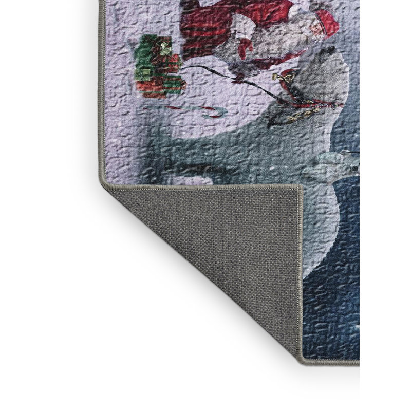 Tapis de noël zone grise, Rectangle 2 pi x 3 pi