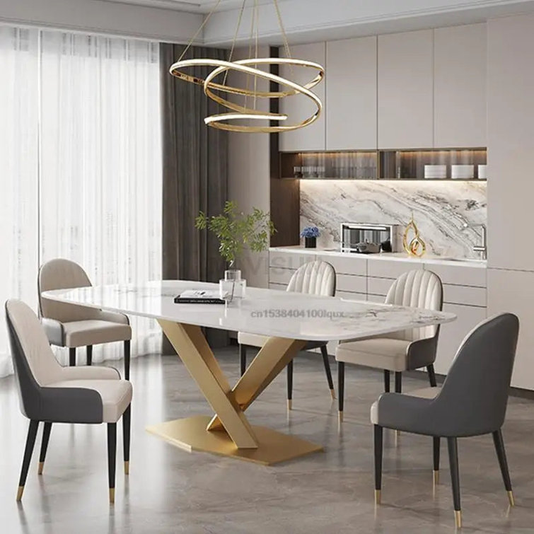 My Lux Decor 7 - Piece Pedestal Dining Set - Wayfair Canada