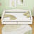 Twin XL Linen Upholstered Daybed with LED Lighting and Dual Storage Drawers-783720430