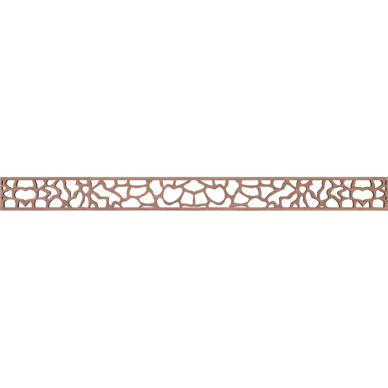 Moulure Rochester, H 4 po x l 46,375 po x P 0,375 po, Noyer