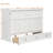 Murphy Bed With Large Drawers And USB-478614862