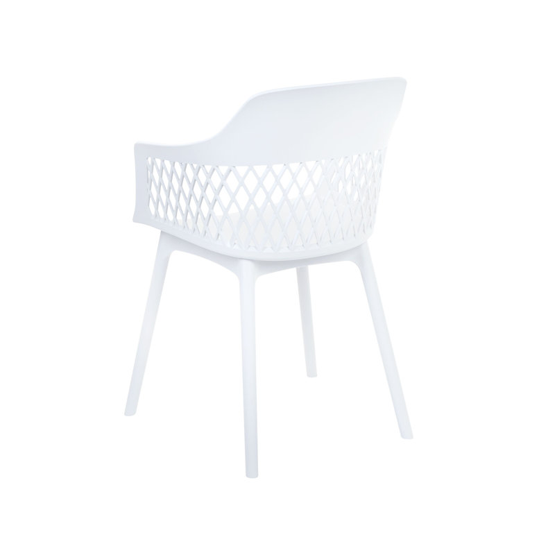 Brazzell 46cm H Armchair, White