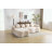 L-Shape Sectional Sofa with Curved Chaise-111842225