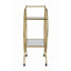 Chariots de bar Gold pour le chariot de service Home Bar
