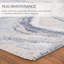 Tapis bleu à poils longs abstrait Henrik (12 pi x 15 pi)-751931901