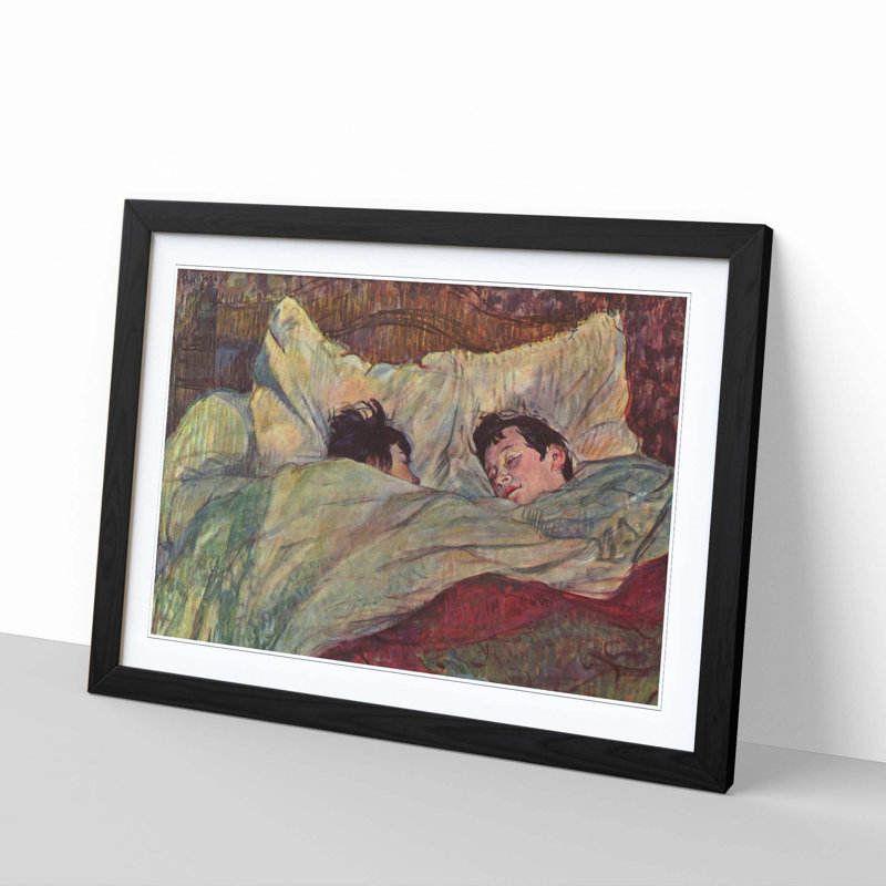Henri De Toulouse-Lautrec - Single Picture Frame Painting, Black
