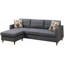 Canapé modulaire, Canapé modulaire en polyfibre Mobilier de salon Coussins de méridienne réversibles-220629555