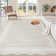 Machine Washable Rug with Rubber Backing Border Design Non-Slip Carpet for Living Room, Bedroom, Dining Room, Office, Playroom