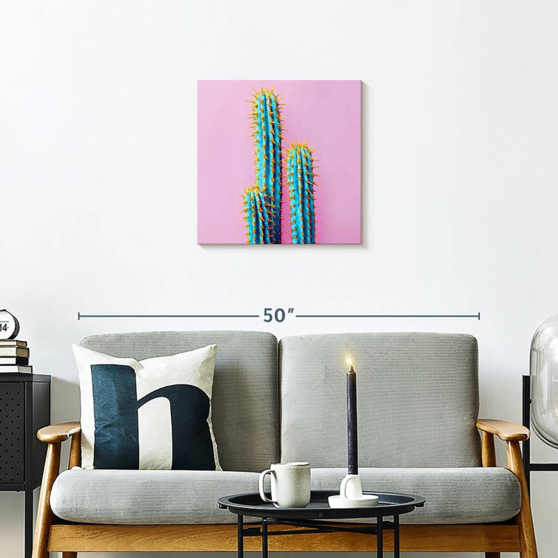 Harnek Neon Cactus, 20'' H x 20'' W