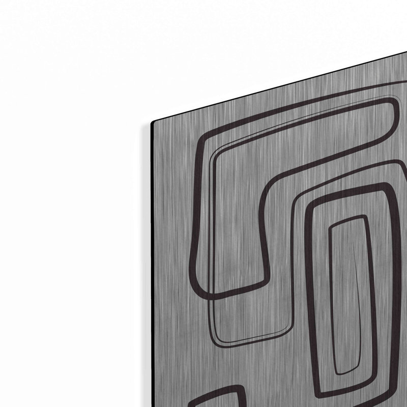 Oneliners2 par Design Fabrikken - impression sans cadre sur métal, H 16 po x l 12 po x P 0,13 po