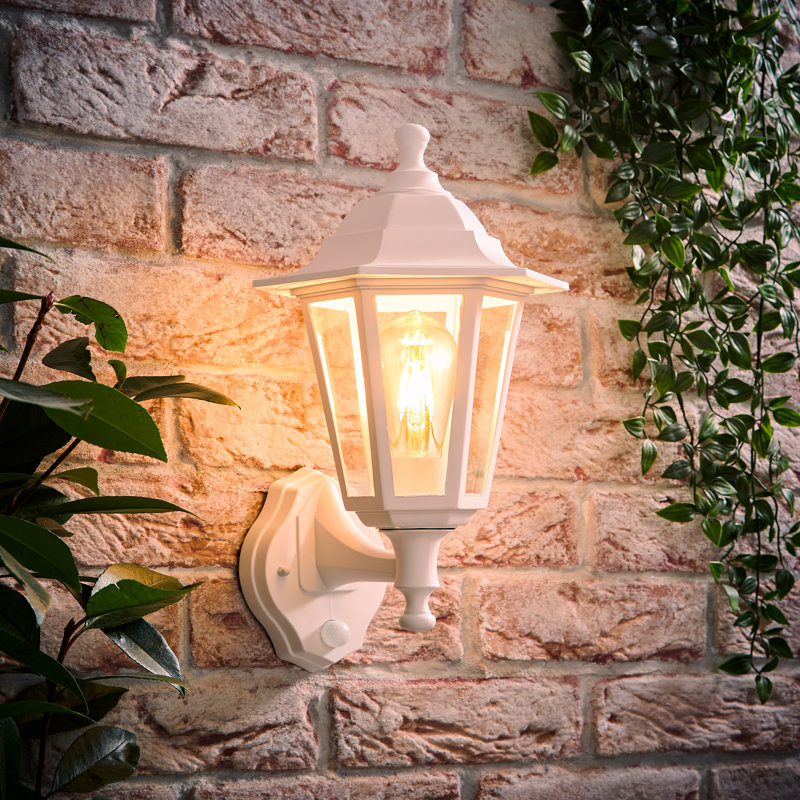 Outdoor Wall Lantern, Black