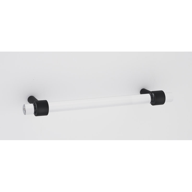 4" Center to Center Bar Pull, Matte Black, 8"