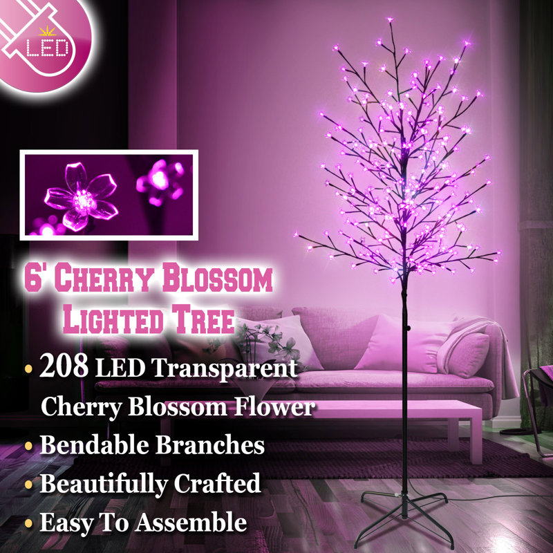 72'' Lighted Trees & Branches